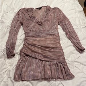 Maje Rose-Pink Long Sleeve Dress Like New (Only worn once)